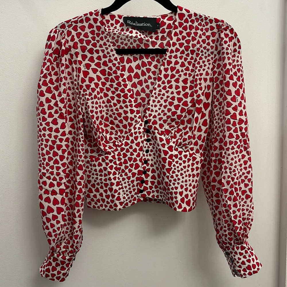 Realisation Par Red Heart Print Top